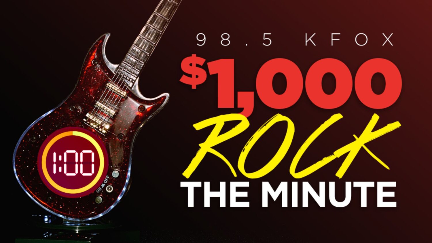 $1,000 Rock The Minute